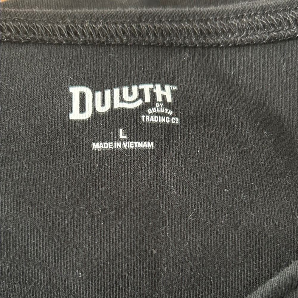 Duluth Trading Co Black Short Sleeve Mini Dress - Picture 2 of 6